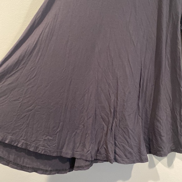 Larace Gray Long Sleeve Jersey Dress - Size Large - Picture 5 of 7